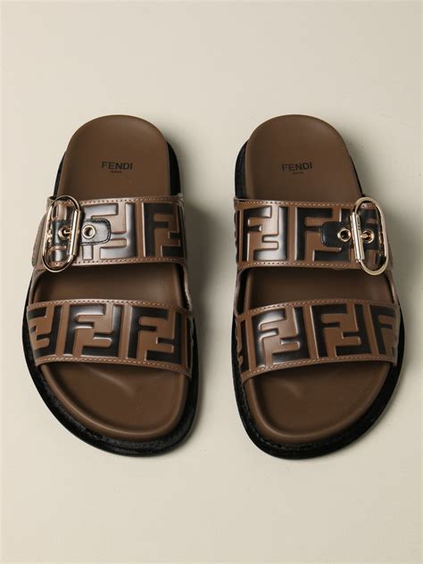 fendi sandl|Fendi sandals flat woman.